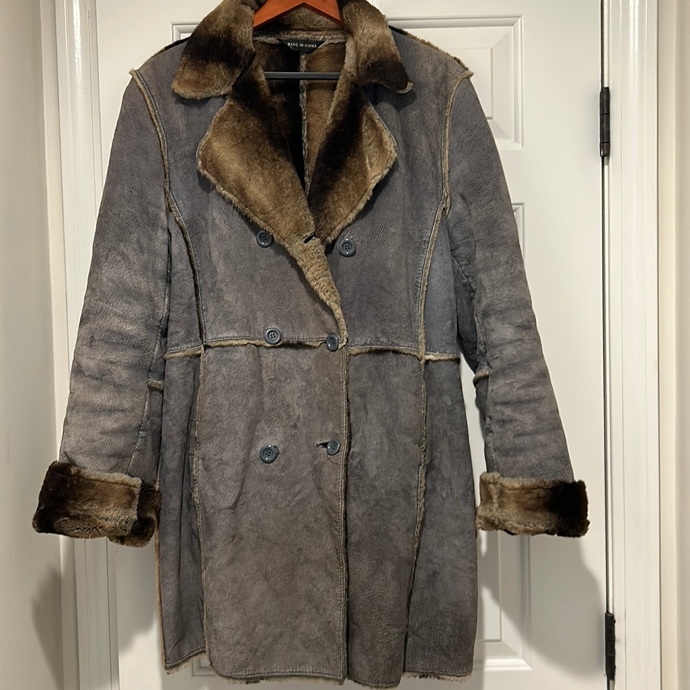 Marvin Richards genuine leather coat. Vintage